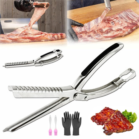 oeocviod RibMem Pro arc clamp in use for effortless rib skinning