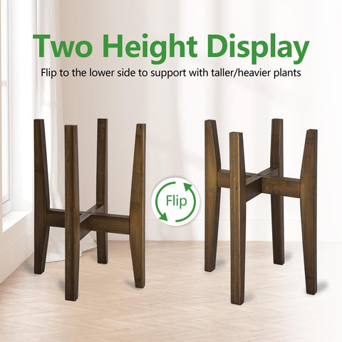 OERGKE 38 cm tall stand legs for added stability with heavier plants