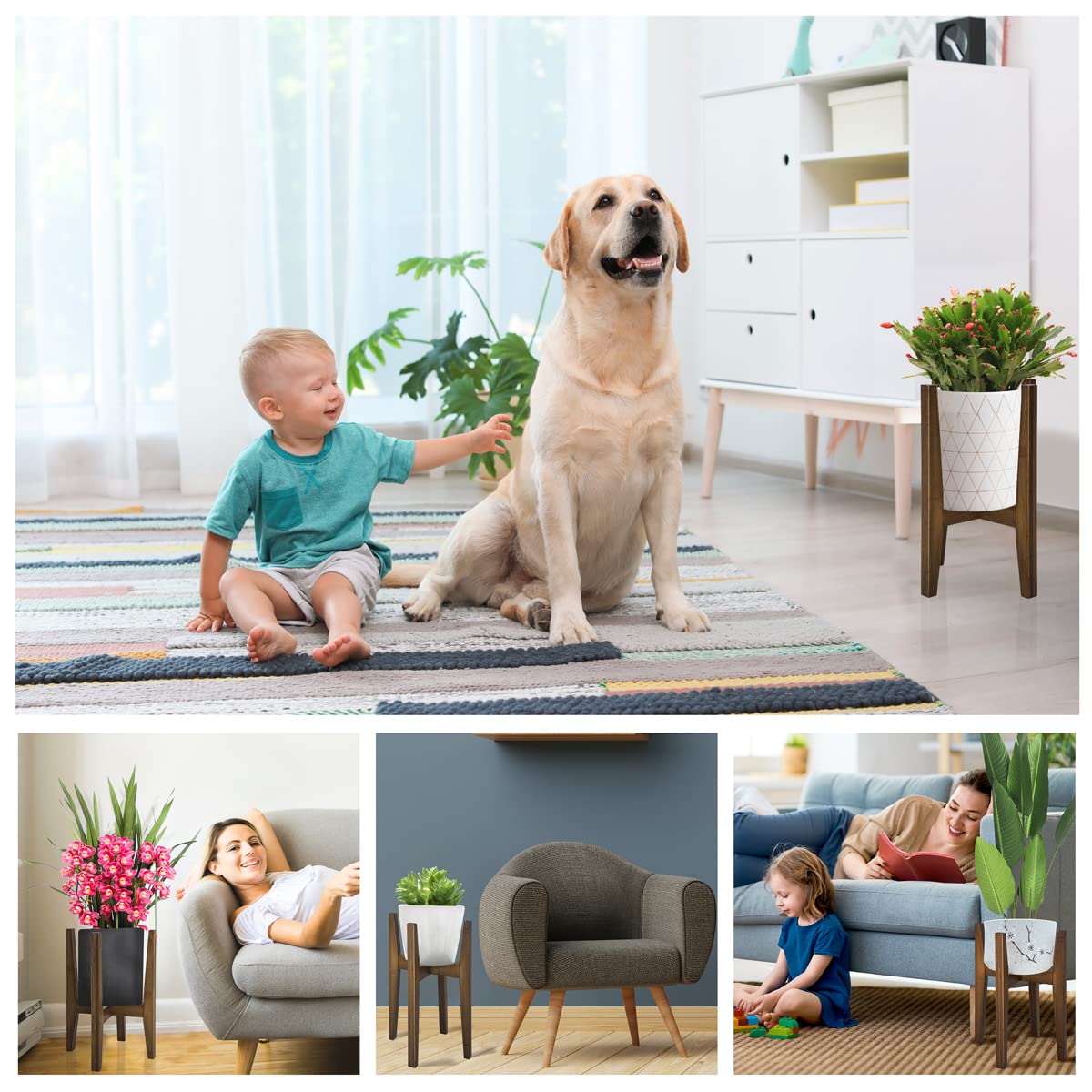 OERGKE anti-slip floor pads protect floors and keep pots steady