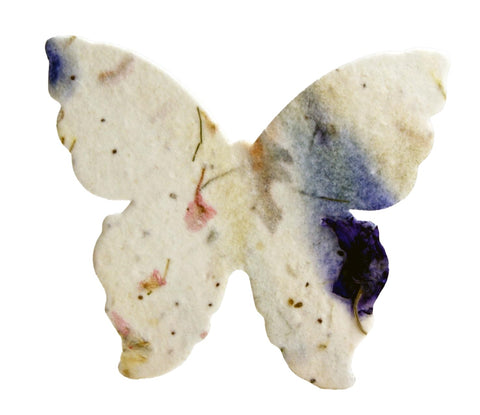 Of The Earth seed paper butterflies planting instructions for home gardens