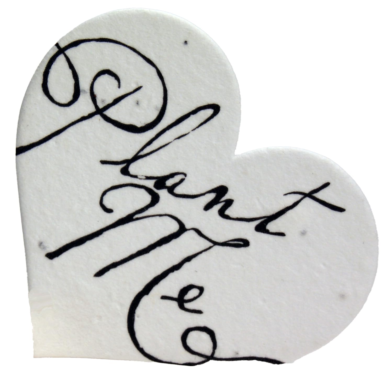 Of The Earth wildflower seed paper heart tag set of 50 for eco-friendly wedding favors