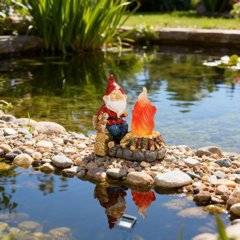 O-FarFarm gift-ready gnome statue ideal for Christmas or housewarmings