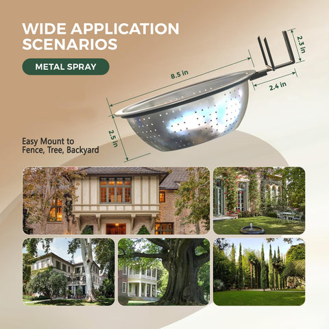 Ofasixx metal construction offers year-round durability outdoors