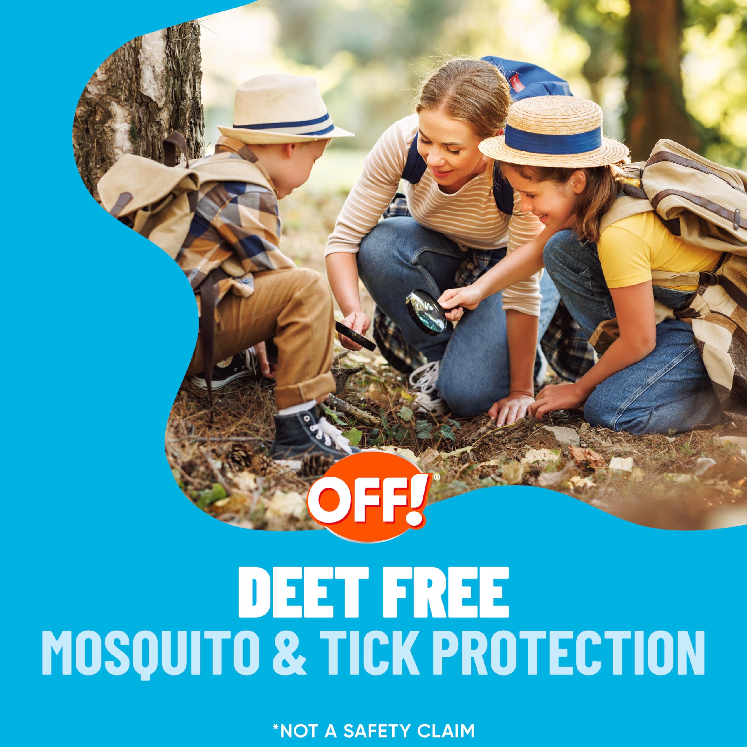OFF! continuous spray ensures even coverage during outdoor activities