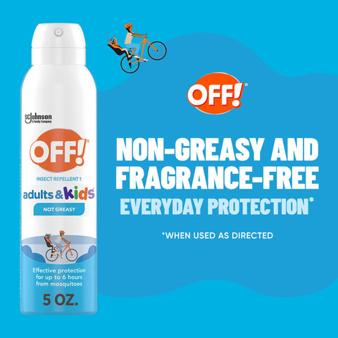 OFF! insect repellent mist in action for easy, even application