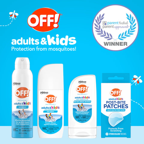 OFF! non-greasy skin feel on arms and hands
