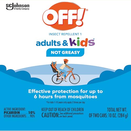 OFF! odorless spray ideal for sensitive skin during outdoor events