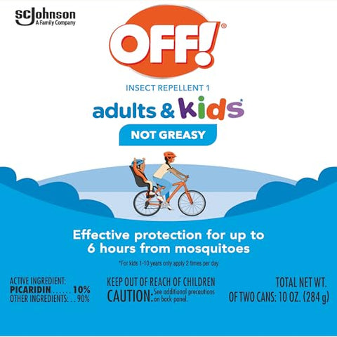 OFF! odorless spray ideal for sensitive skin during outdoor events