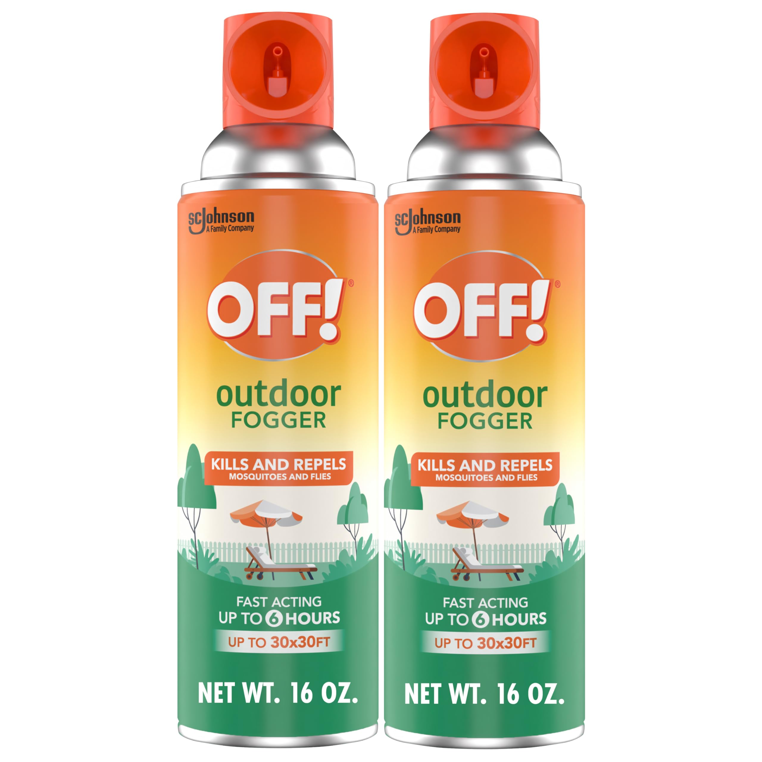 OFF! Outdoor Fogger being used to pretreat a backyard space.