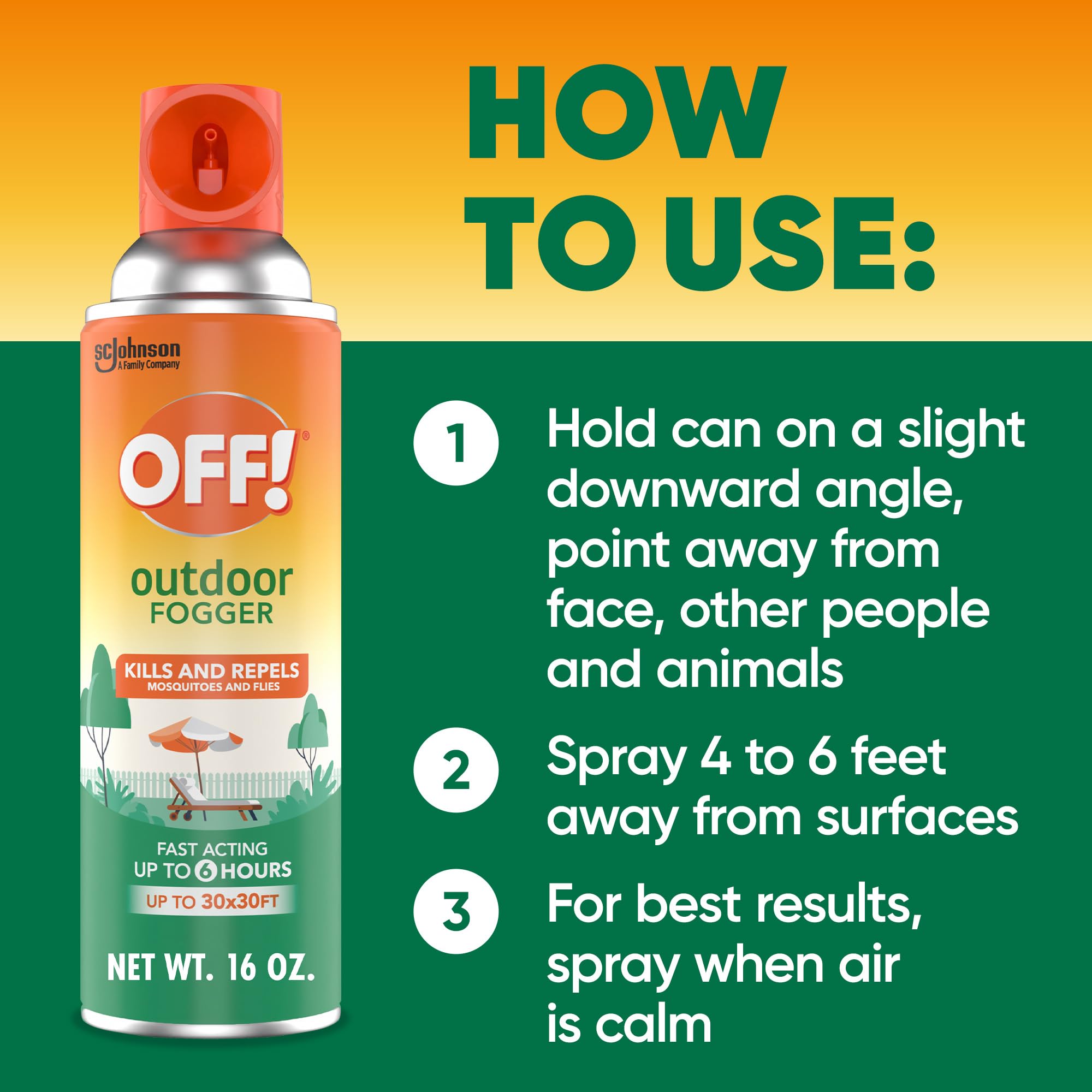 OFF! Outdoor Fogger two-pack packaging shown.