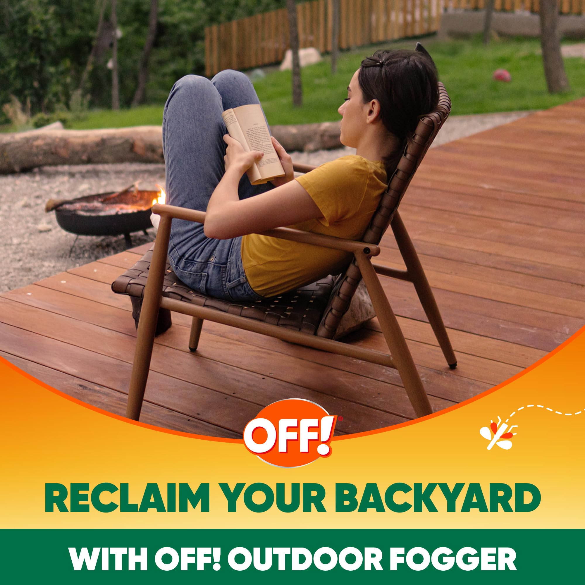 OFF! fogger supports pretreatment ahead of outdoor events, helping you reclaim outdoor time.