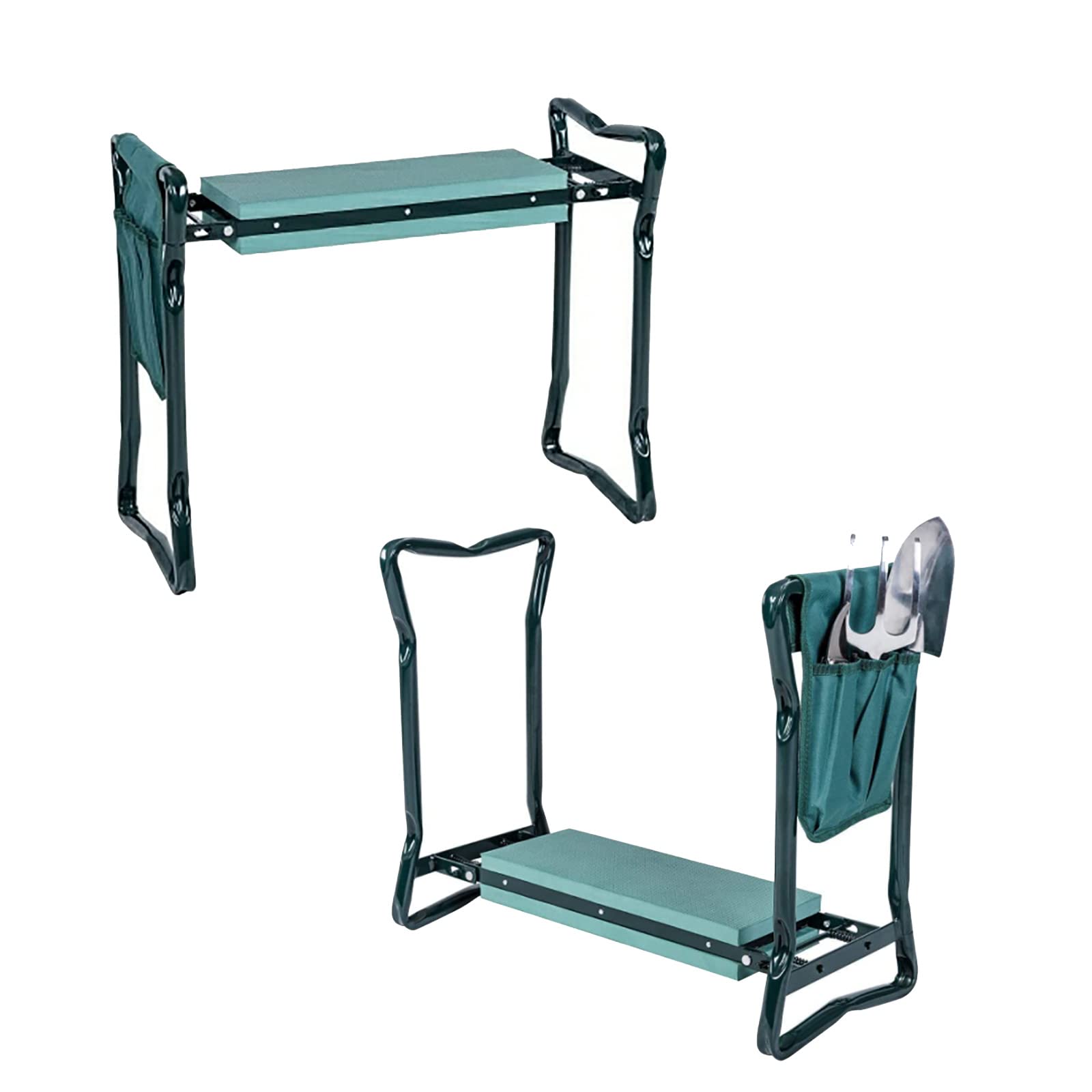 OfficeJOY 2-in-1 garden kneeler and seat in use for comfortable gardening.
