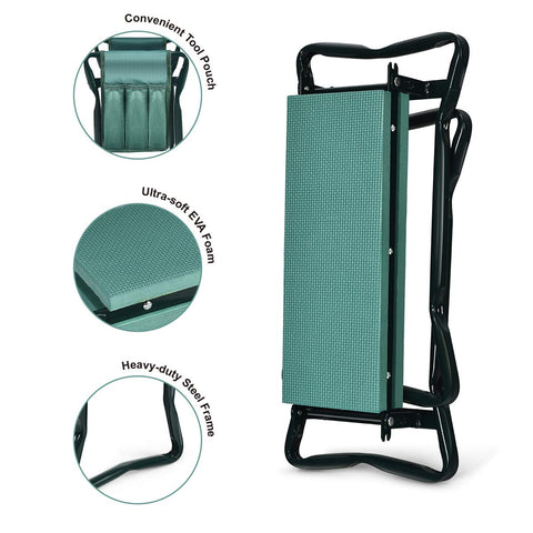 OfficeJOY lightweight 6 lb kneeler-seat for easy transport.
