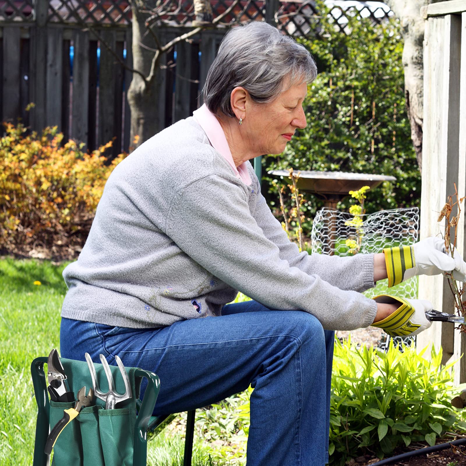 OfficeJOY portable outdoor stool for versatile DIY projects.