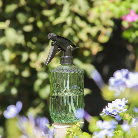 OFFIDIX transparent glass bottle with elegant design for easy refilling.