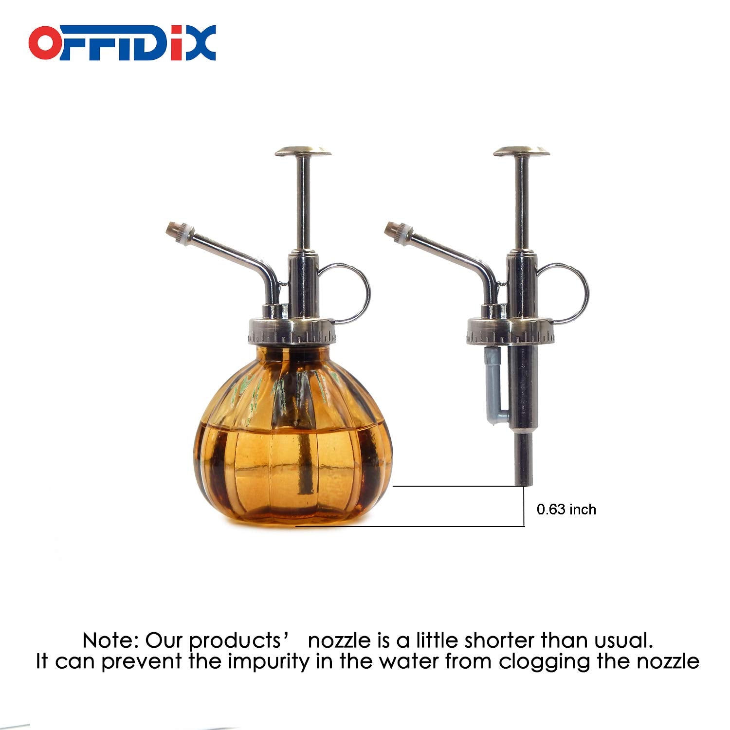 OFFIDIX 200ml capacity emphasizes compact indoor plant care.