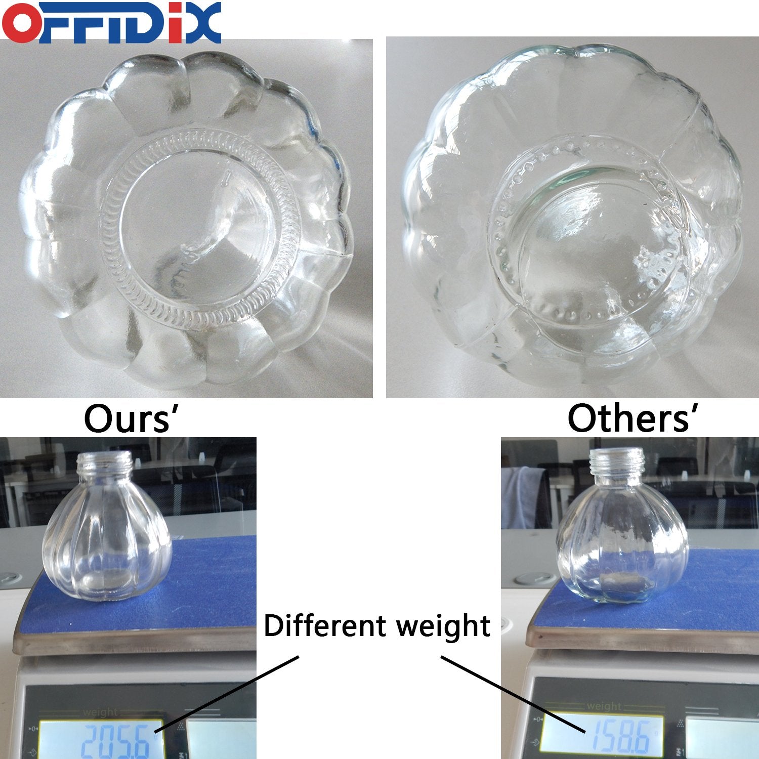 OFFIDIX compact 200ml glass sprayer ideal for desk plants and quick misting.