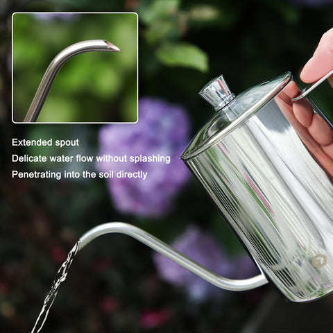 OFFIDIX glass spray bottle with adjustable nozzle for mist or stream.