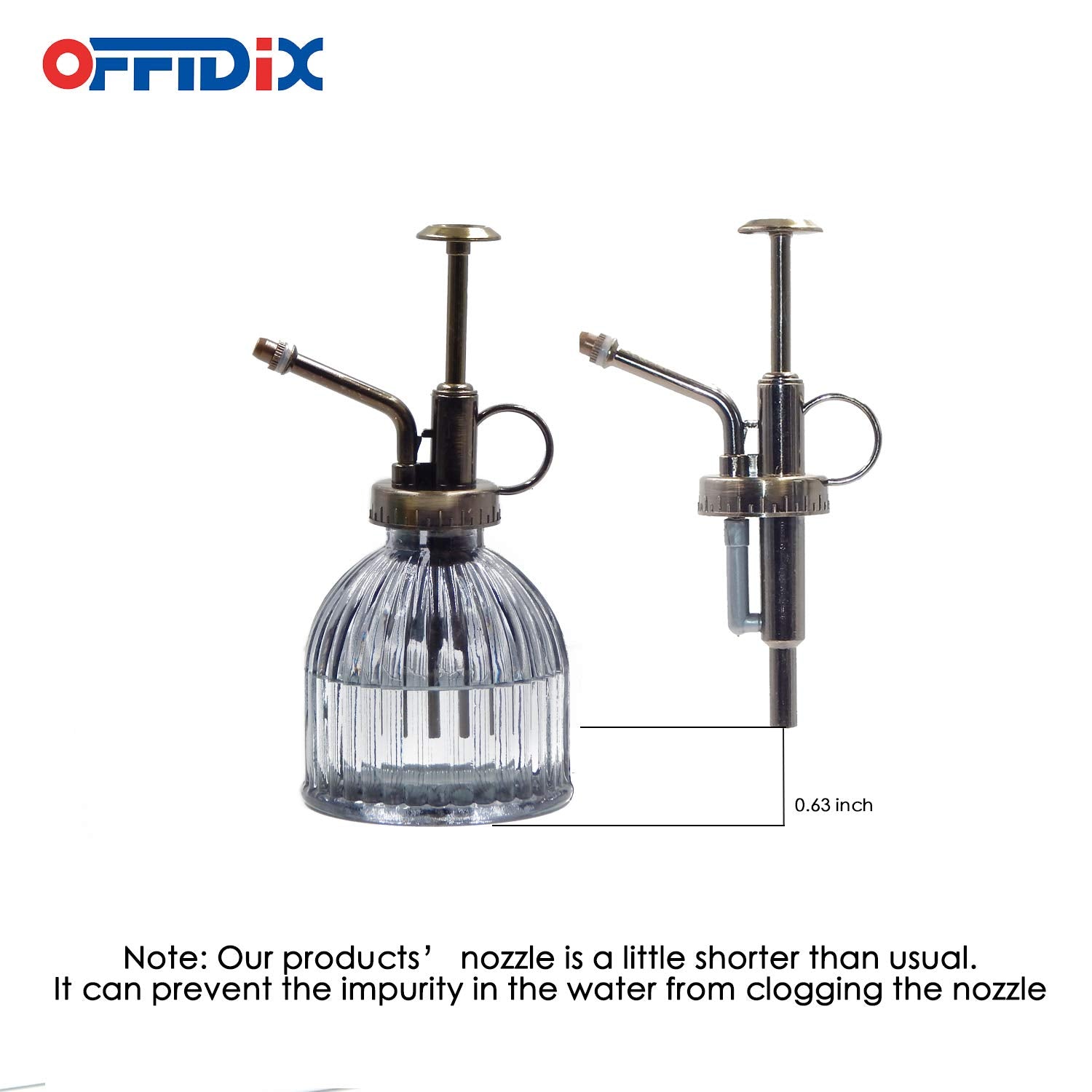OFFIDIX One-hand sprayer enables easy watering while multitasking.