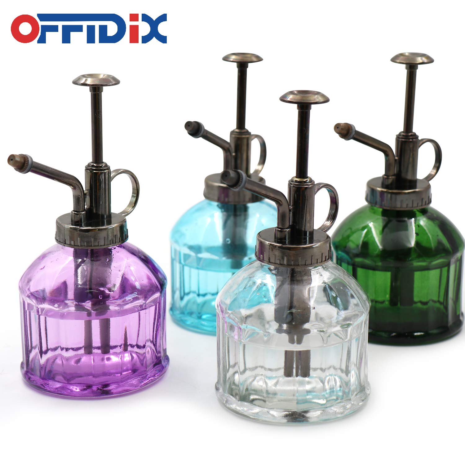 OFFIDIX small 200ml glass watering can suitable for succulents and herbs.