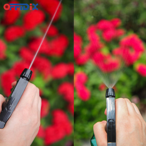 OFFIDIX spray nozzle detail showing precise control.