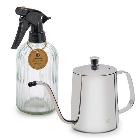 OFFIDIX long-spout watering can for precise indoor watering.