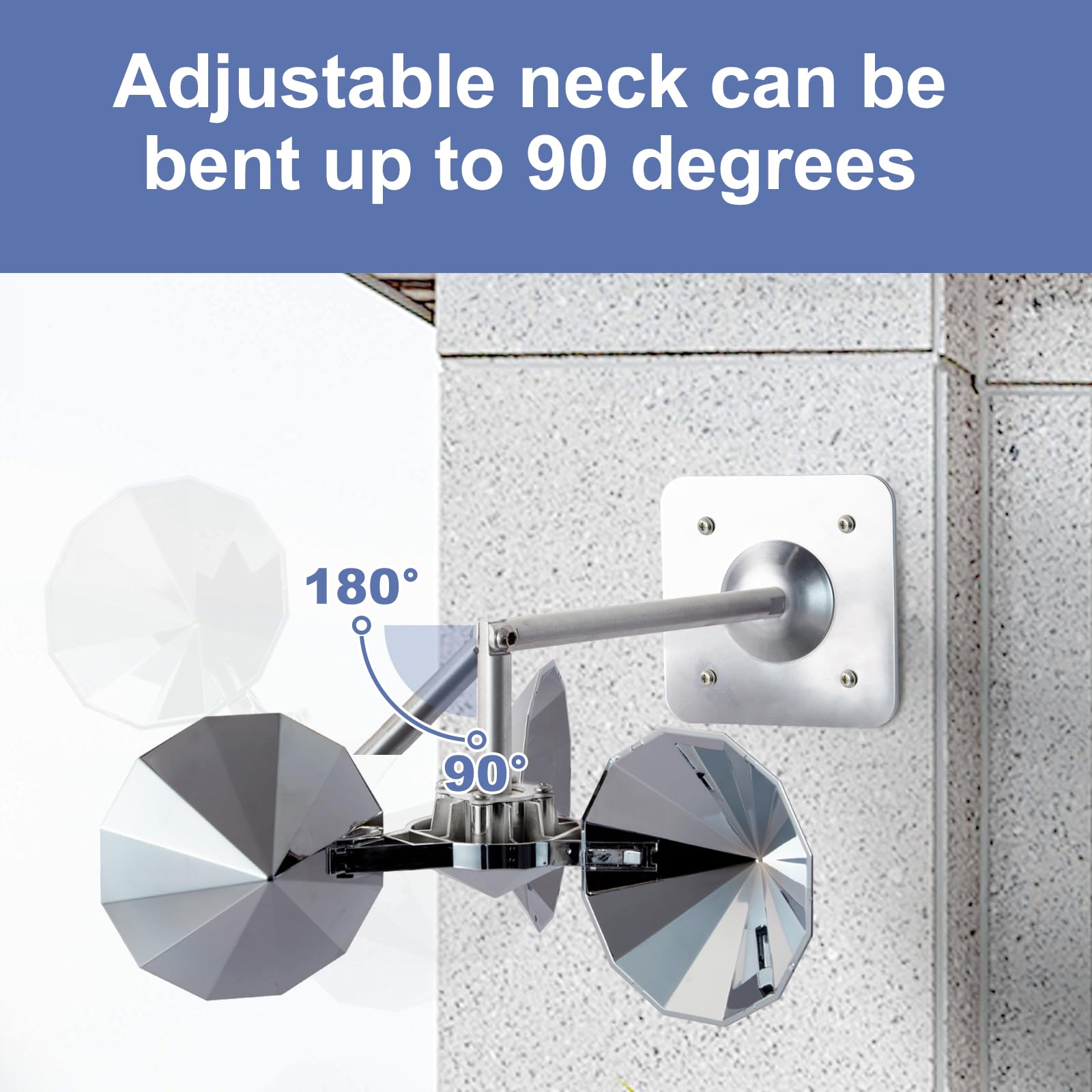 OFFO Bird Scare Device outdoor aluminum body resists weathering