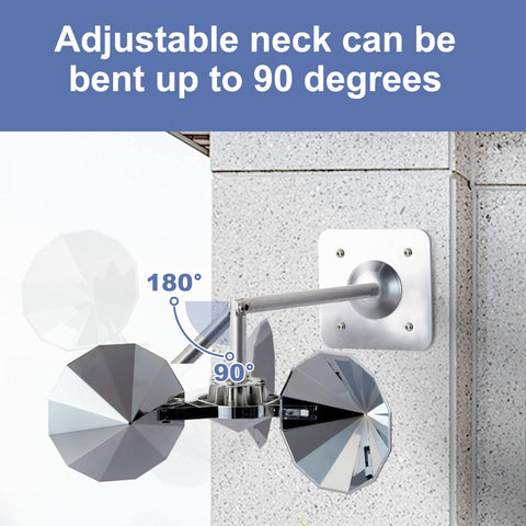 OFFO Bird Scare Device outdoor aluminum body resists weathering
