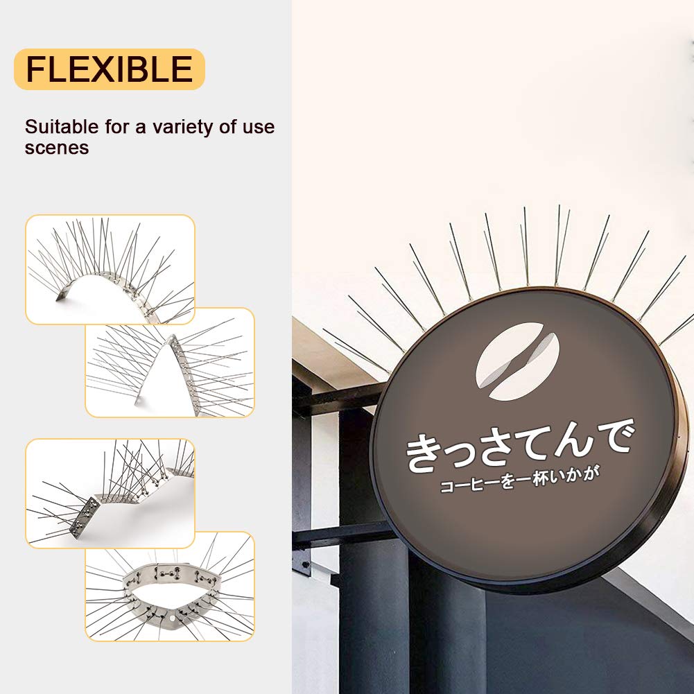 OFFO Bird Spikes package shows complete setup and long-term value.