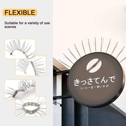 OFFO Bird Spikes package shows complete setup and long-term value.