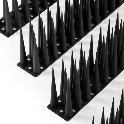 OFFO Bird Spikes package overview shows a complete deterrent kit for windows.