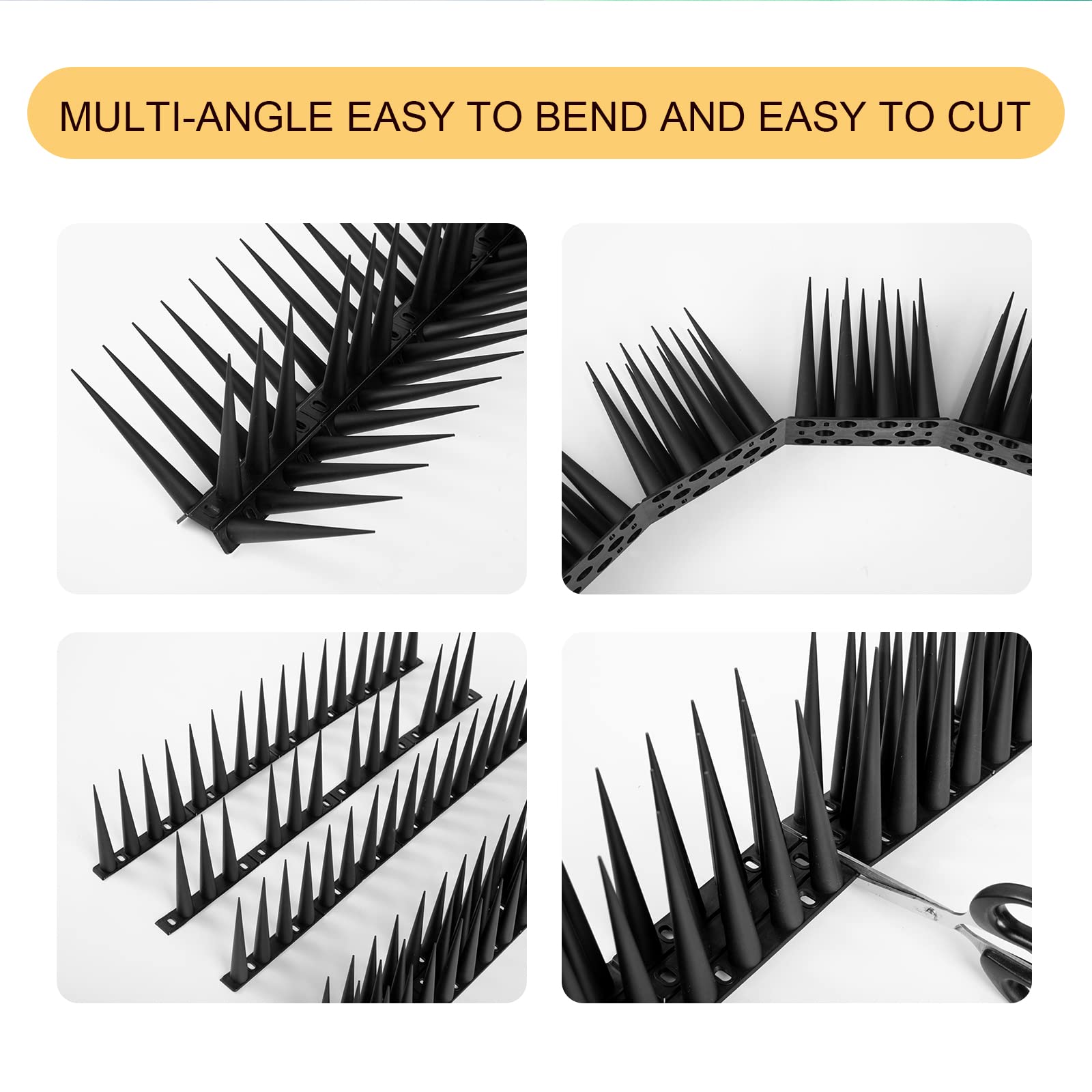 OFFO Bird Spikes wide application on window sills and ledges.