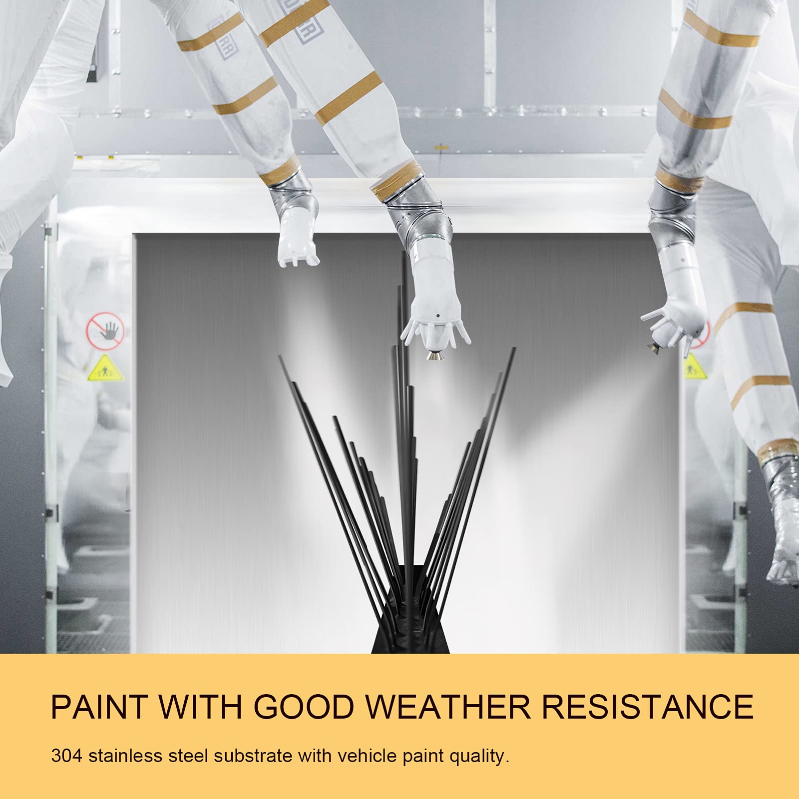 OFFO durable weatherproof spikes withstand harsh weather and last years