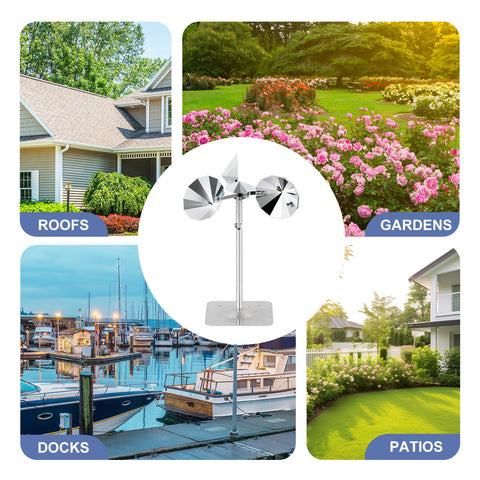 OFFO easy-install kit with included tools simplifies rooftop, garden, or boat mounting.