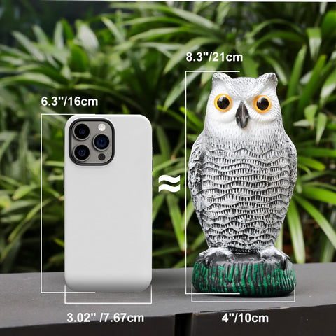 OFFO Snow Owl balcony decoration to brighten outdoor space