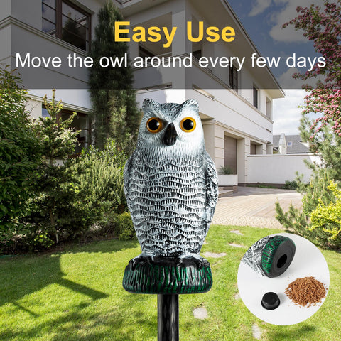 OFFO Snow Owl porch decoration adding seasonal whimsy