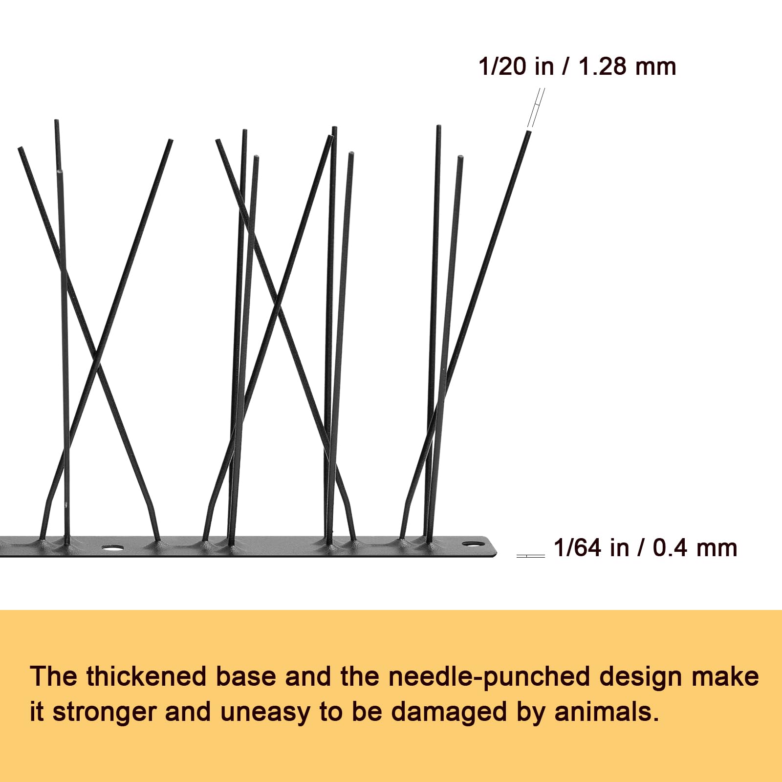 OFFO stainless steel 304 spikes for durable pigeon deterrence