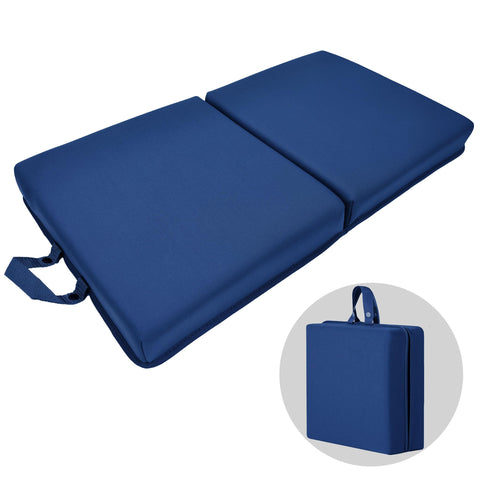 OFiSEXPT Garden Kneeling Pad blue close-up highlights memory foam comfort