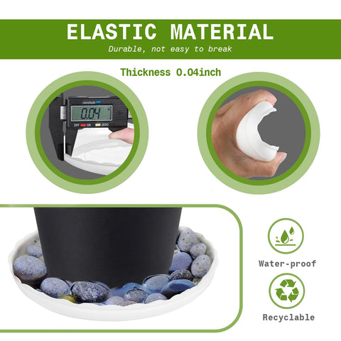OFiSEXPT plant-saucer-drip-catch-below-pot prevents mess under pots.