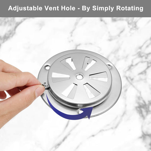 OGANAZI 3.7-inch diameter damper for standard vents.