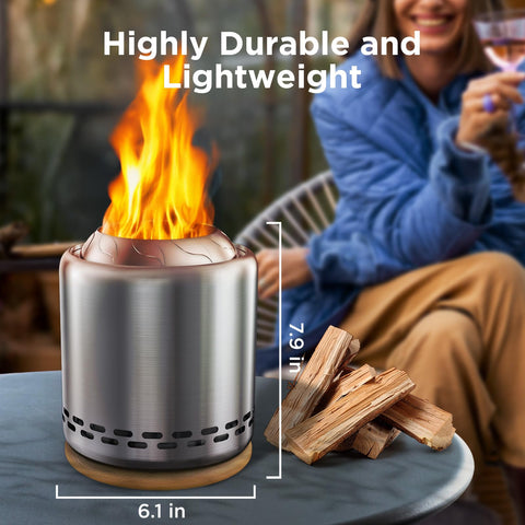 OGERY camping-ready outdoor fire pit suitable for adventures and backyard evenings.