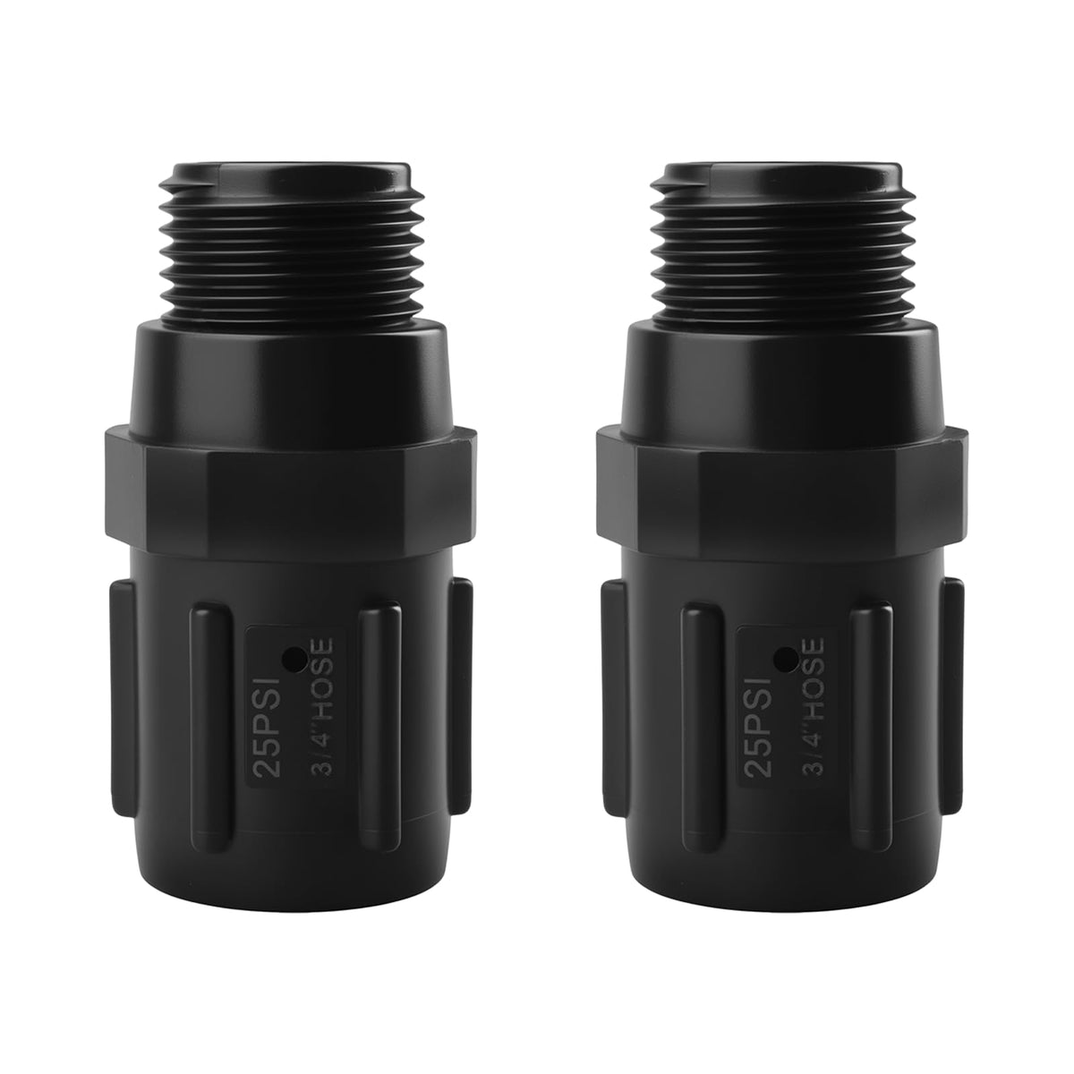 OGGOGOE drip regulator close-up with 25 psi stability for even watering