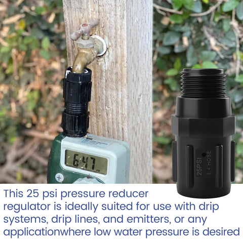 OGGOGOE regulator connected to standard hose fittings