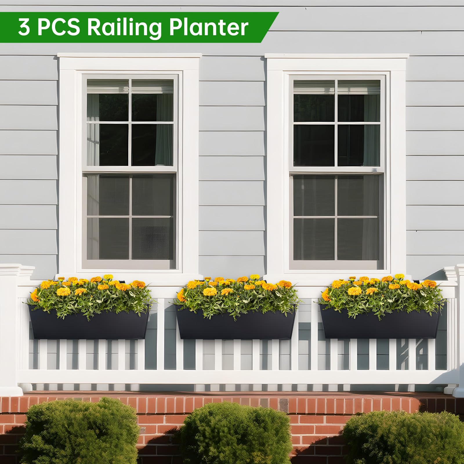 Matte finish complements modern and rustic outdoor spaces alike.