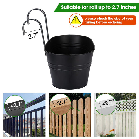 OGIMA wide-hooks ensure secure railing compatibility for stable hanging