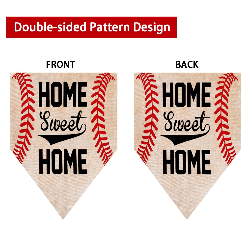 Ogiselestyle Home Sweet Home flag vertical seasonal decor option with accessories