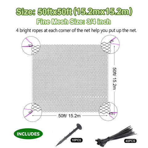 OGORI Bird Netting packaged neatly to prevent tangling during storage.