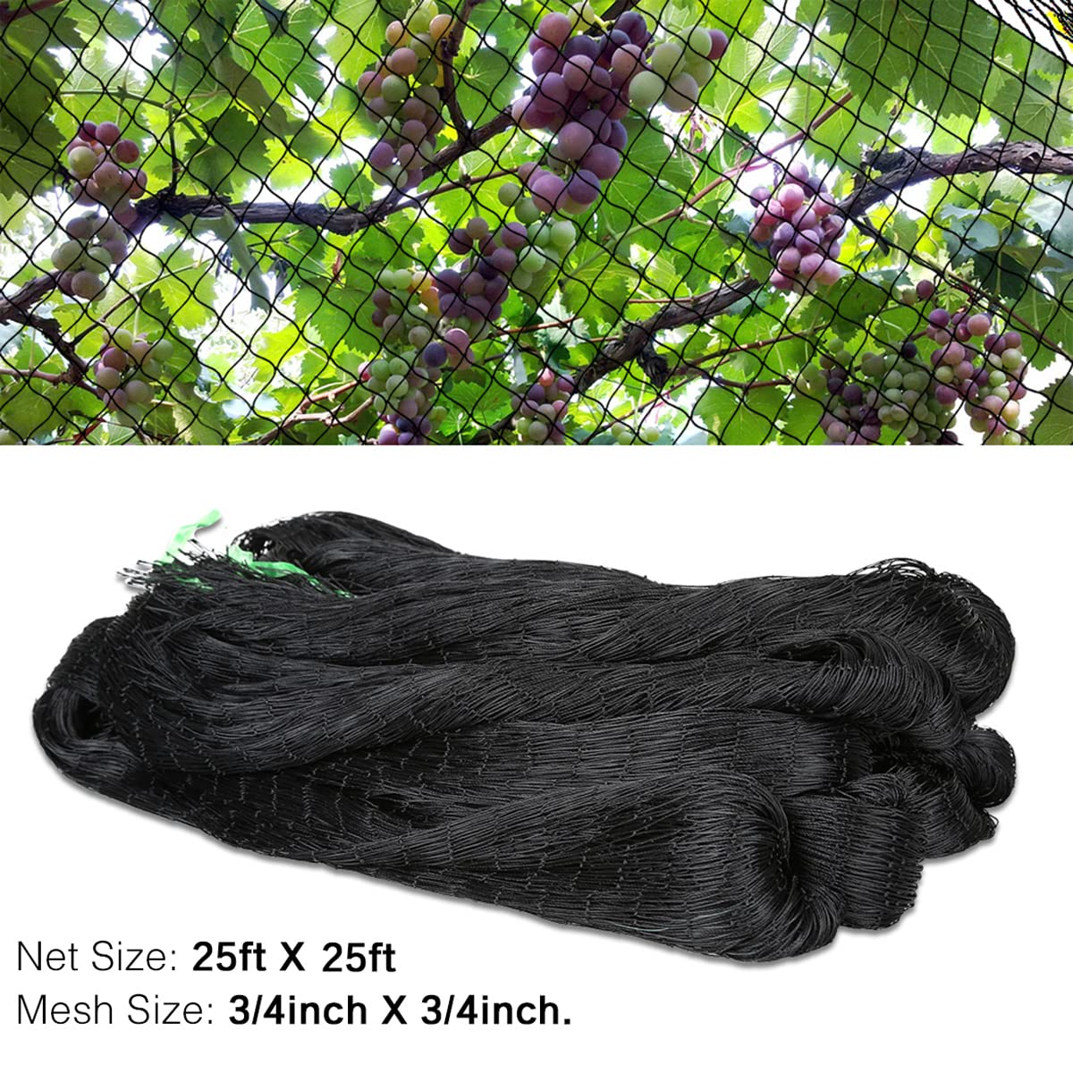 OGORI bird netting corner strings bright colors for easy setup.