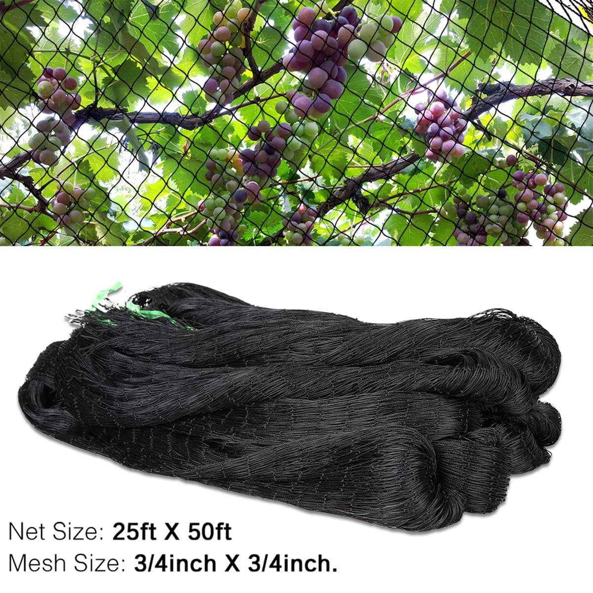 OGORI heavy duty nylon netting close-up shows tear resistance