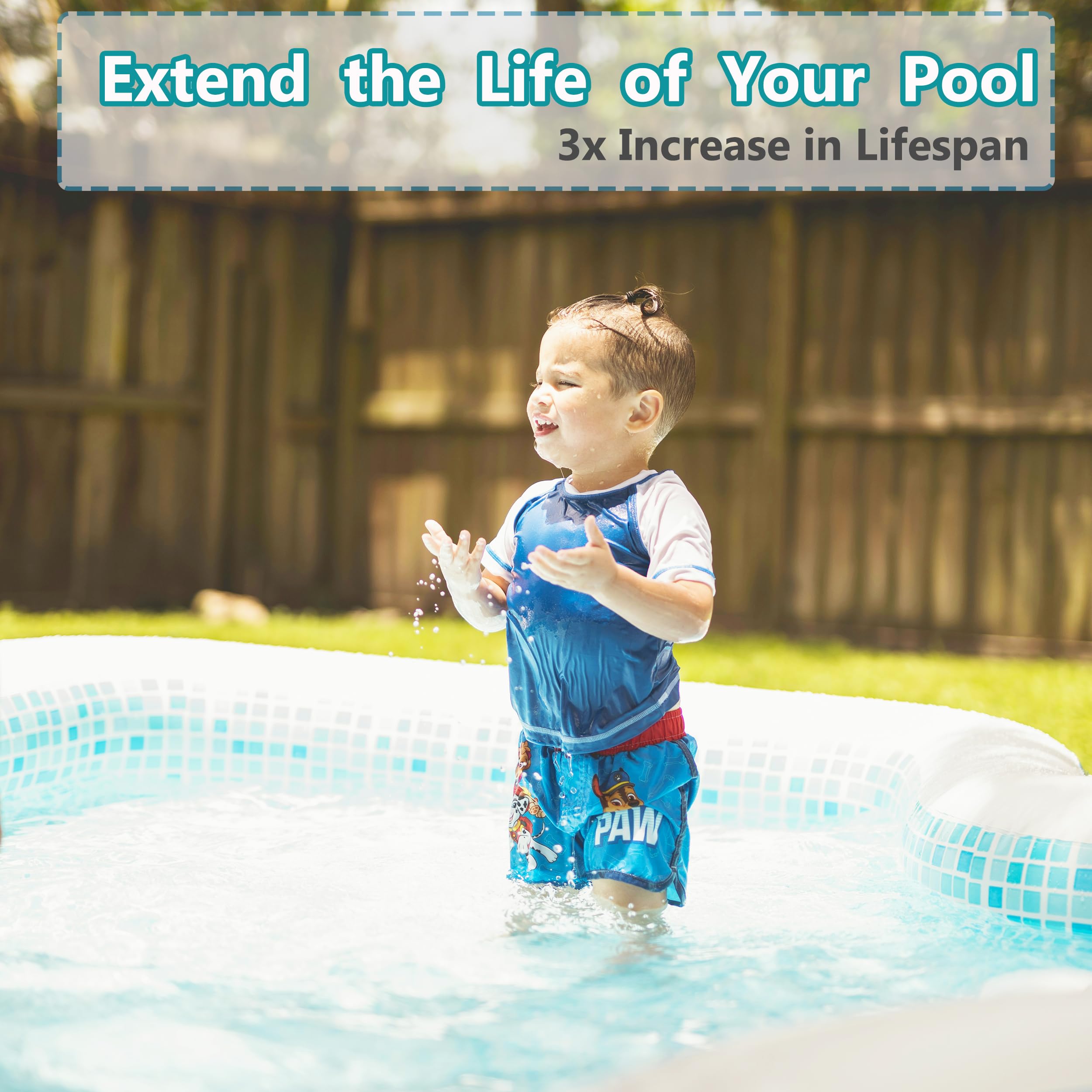 Ogrmar dirt-stain-resistance pad reduces outdoor mess around the liner